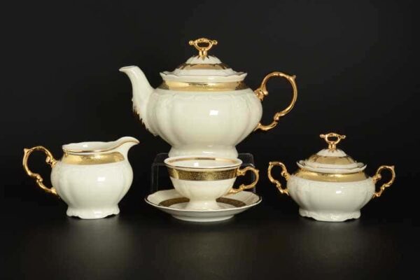 Мария Луиза IVORY Чайный сервиз Thun на 6 персон 17 предметов russki dom