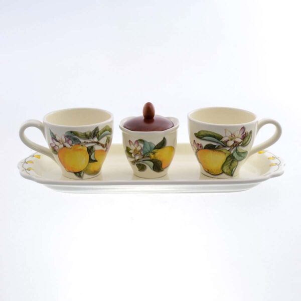 Чайный сервиз Лимоны Caroline Artigianato 5 предметов russki dom
