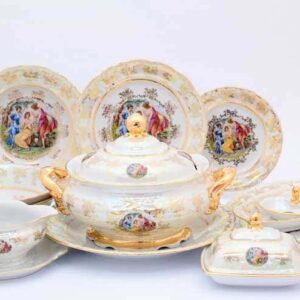 Мадонна Перламутр Столовый сервиз на 6 персон 27 предметов Sterne porcelan russki dom