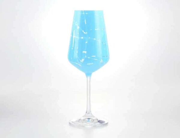 Sandra Набор бокалов для вина 550 мл Кристалекс (6 шт) синие russki dom
