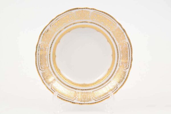 Набор тарелок глубоких 23 см Leander Соната Золотой орнамент (6 шт) russki dom
