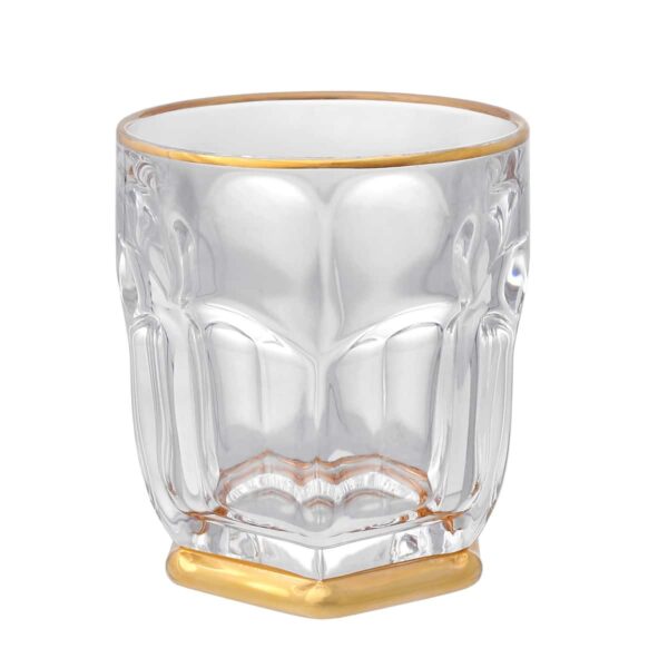 Набор стаканов 250мл.6шт. Сафари D4 золотой ободок Union Glass russki dom