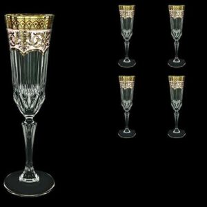Adagio Floras Empire Golden Ivory Decor Набор фужеров для шампанского 180 мл Astra Gold (6 шт) russki dom