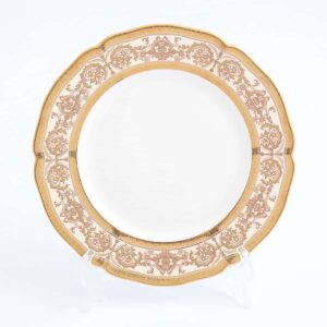 Набор тарелок 21см Golden Romance Cream Gold Prouna (6 шт) russki dom