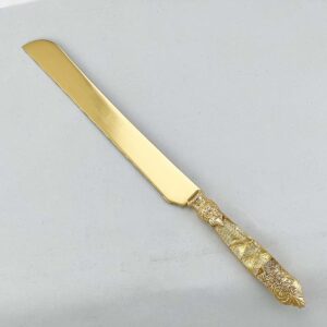 Нож для хлеба  Versaille золотой Domus russki dom