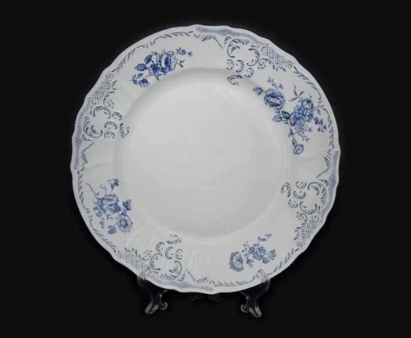 Бернадотт Синие розы Набор тарелок 21 см (6 шт) 19268 russki dom