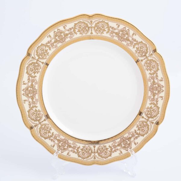 Набор тарелок 27см Golden Romance Cream Gold Prouna (6 шт) russki dom