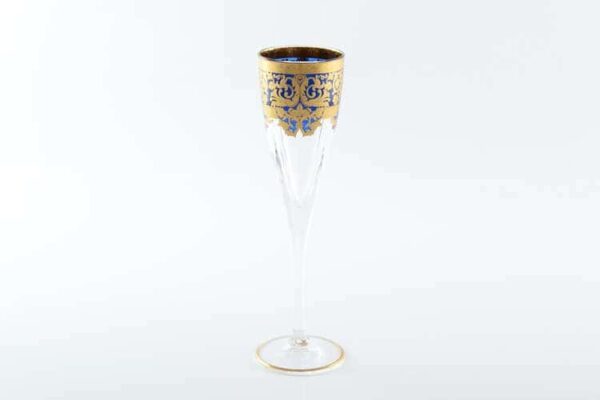 Natalia Golden Blue Decor Набор фужеров для шампанского 170 мл Astra Gold (6 шт) russki dom