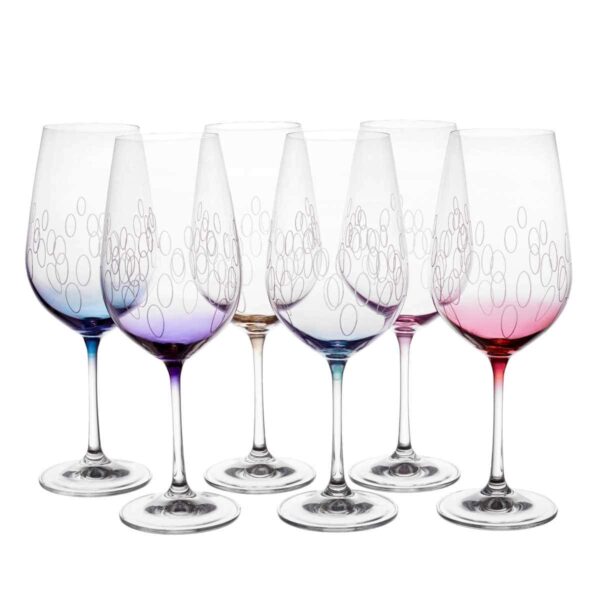 Набор бокалов для вина Арлекино Crystalex 550 мл (6 шт) russki dom