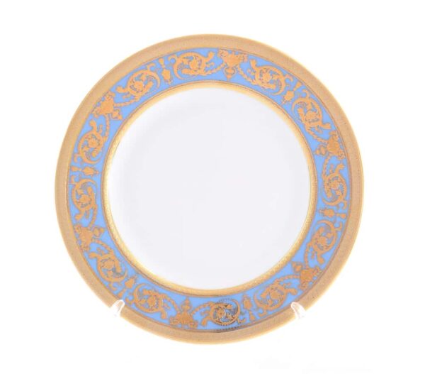 Набор тарелок Falkenporzellan Imperial Blue Gold 17 см(6 шт) russki dom