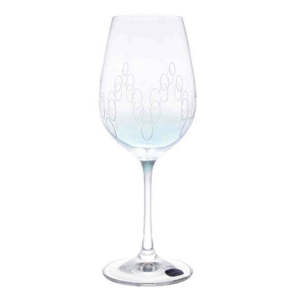 Набор бокалов для вина Арлекино Crystalex 350 мл (6 шт) голубые russki dom