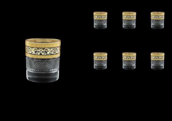 Fiesole Allegro Golden Light Decor Набор стаканов для виски 290 мл Astra Gold (6 шт) russki dom