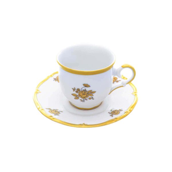 Набор мокка кофейных пар Queen's Crown Золотая роза 110 мл (6пар) russki dom