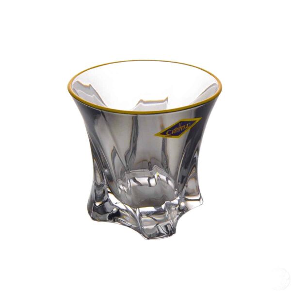 Набор стаканов для виски Aurum Crystal Cooper 320 мл сер. с золотом russki dom