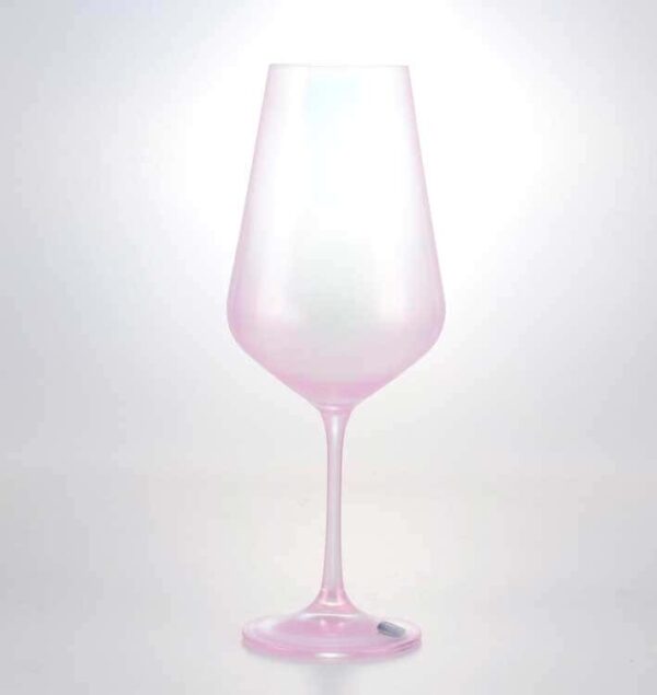Sandra Набор бокалов для вина 550 мл Кристалекс (6 шт) розовые russki dom