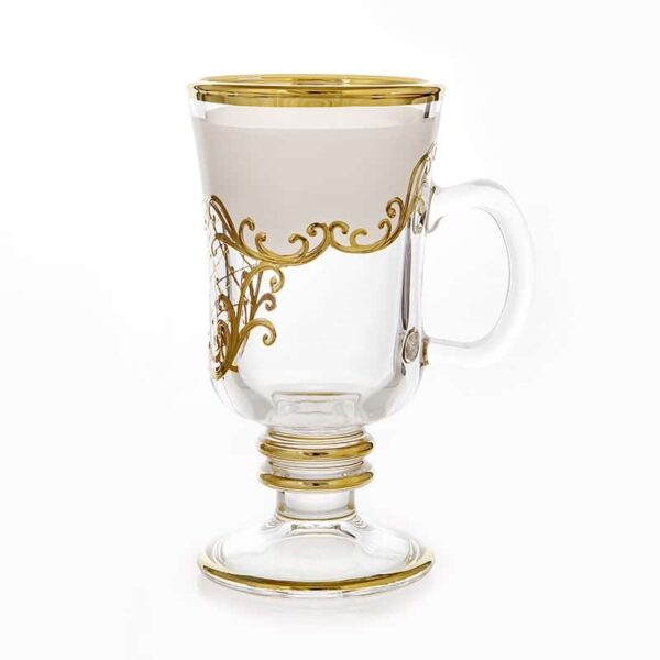 Набор для чая 240мл на 6перс Королевский Роспись Union Glass зол russki dom