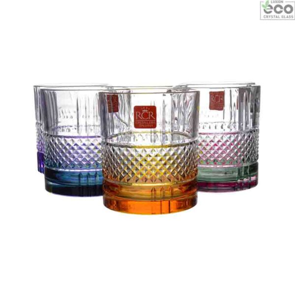 Набор стаканов для виски RCR Brillante Color 340мл (6 шт) russki dom