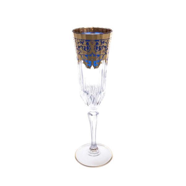 Набор фужеров для шампанского Astra Gold Natalia Golden Blue Decor 180мл(6 шт) russki dom
