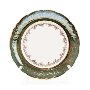 Зеленый лист Набор тарелок 25 см Sterne porcelan russki dom