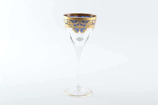 Natalia Golden Blue Decor Набор бокалов для вина 250 мл Astra Gold (6 шт) russki dom