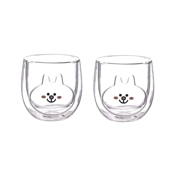 Набор стаканов с двойным стеклом Repast Animals 300 мл (2 шт) russki dom