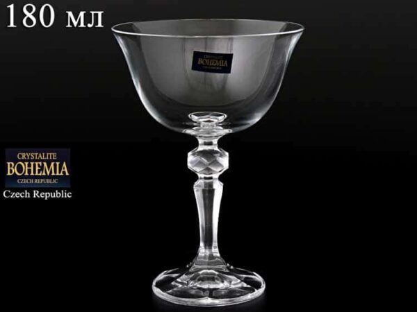 LAURA/FALCO Набор креманок для мартини 180 мл Crystalite Bohemia russki dom