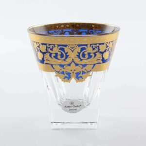 Natalia Golden Blue Decor Набор стаканов для виски 200 мл Astra Gold (6 шт) russki dom