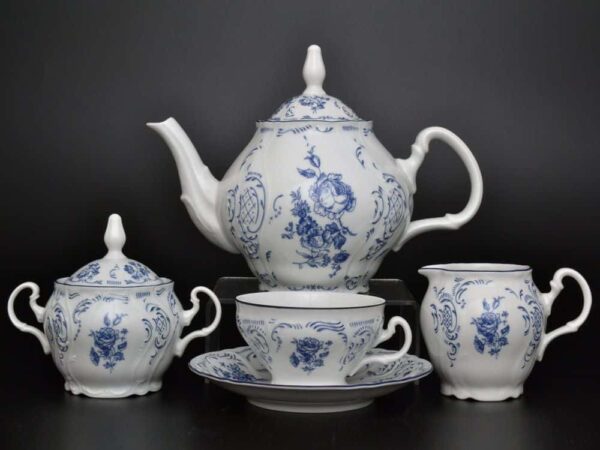 Чайный сервиз Синие розы Bernadotte russki dom