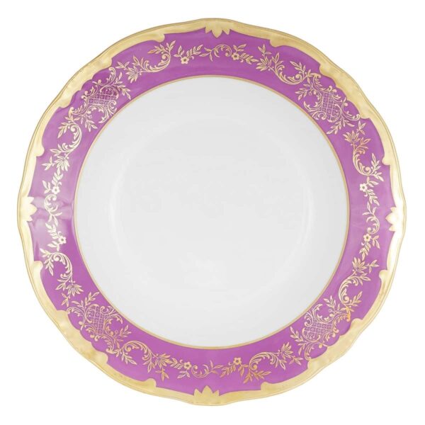 Набор глубоких тарелок 24см.6шт. Ювел фиолетовый Weimar Porzellan russki dom