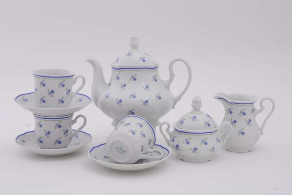 Чайный сервиз Синие цветы LEANDER на 12 персон russki dom