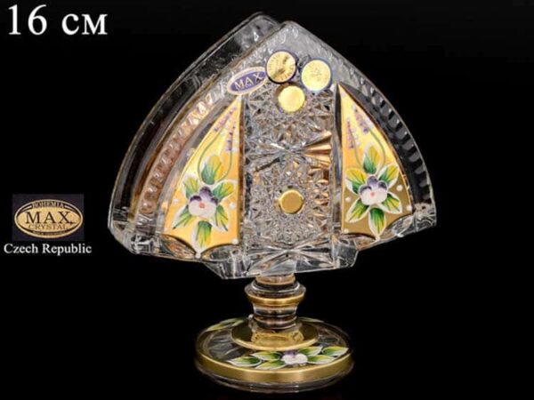 Салфетник Max Crystal Золото 14 см на ножке russki dom