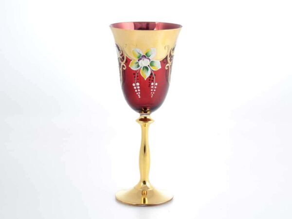 Набор бокалов для вина Анжела AS Crystal 250 мл 6 шт. russki dom