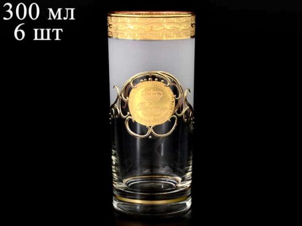Версаче Богемия A-M королевский Набор стаканов для воды 300 мл (6 шт) russki dom