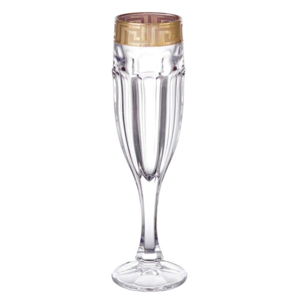 Набор фужеров для шампанского 150 мл Safari Костка (6 шт) Crystalite Bohemia russki dom