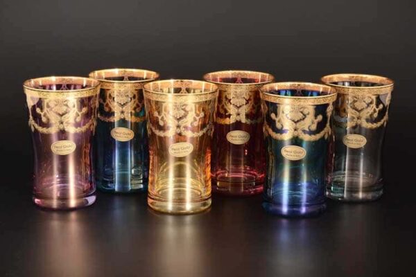 Veneziano Color Набор стаканов для воды 200 мл Art Decor russki dom