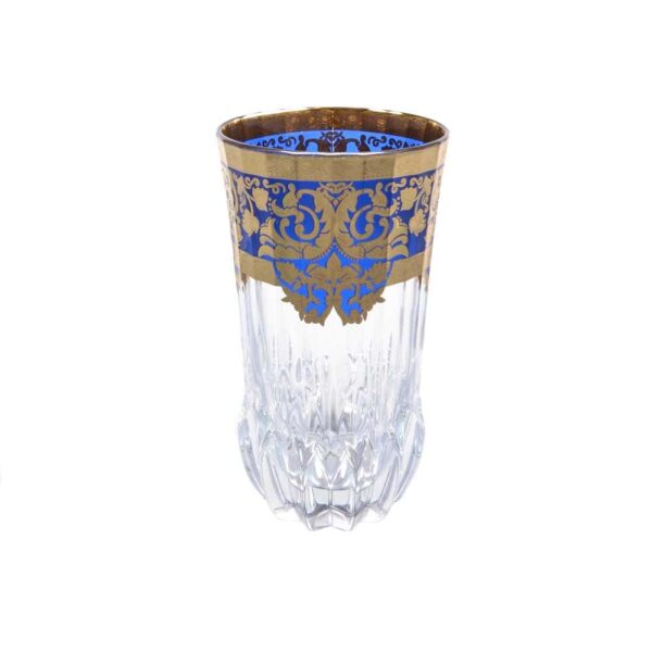 Набор стаканов для воды Astra Gold Natalia Golden Blue Decor 400мл(6 шт) russki dom