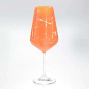 Sandra Набор бокалов для вина 350 мл Кристалекс (6 шт) оранж russki dom
