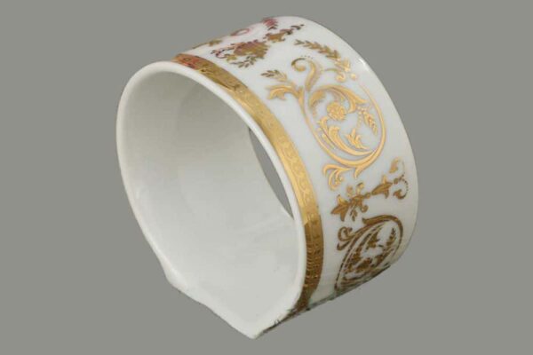 Кольцо для салфеток Сабина Золотой орнамент Леандер 1373 russki dom