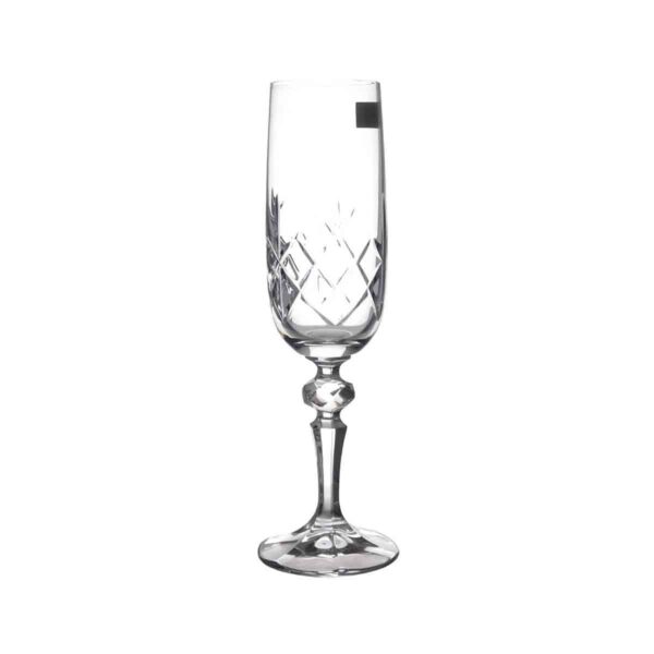 Набор бокалов для шампанского Crystalite Bohemia MIREL декор 180 мл(6 шт) russki dom