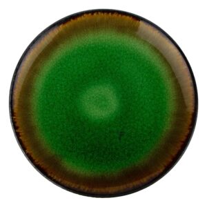 Тарелка плоская зеленая 27 см