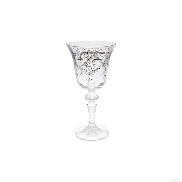 Набор бокалов для вина Кристина Черные кружева E-V Star Crystal 150 мл (6 шт) russki dom