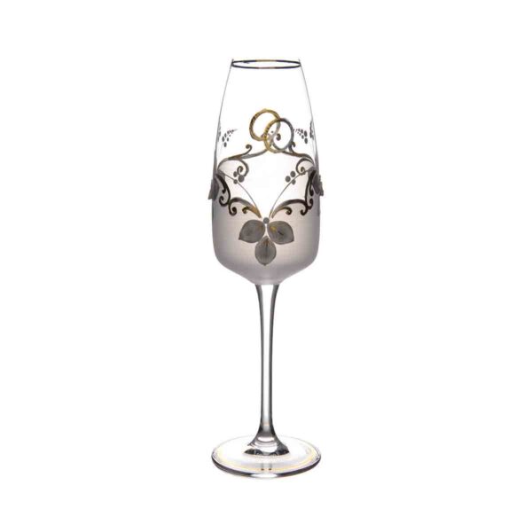 Свадебный набор из 2-х бокалов для шампанского E-S Evpas Star Crystal russki dom