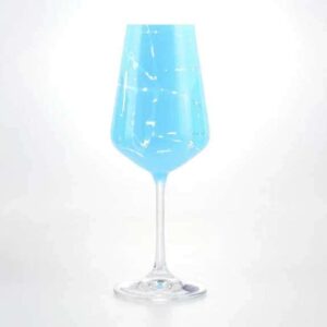 Sandra Набор бокалов для вина 350 мл Кристалекс (6 шт) синие russki dom