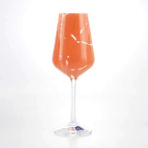 Sandra Набор бокалов для вина 250 мл Кристалекс (6 шт) оранж russki dom