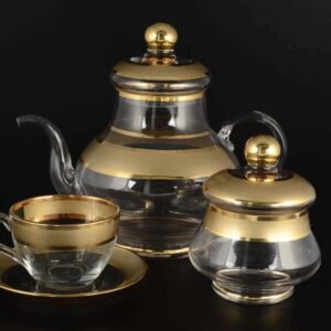 Матовый Чайный сервиз Bohemia на 6 персон 16 предметов russki dom