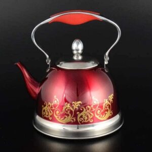 Чайник 1.5 л красный Royal Classics из нержавеющей стали russki dom