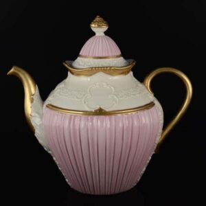 CATTIN Чайник заварочный розовый фарфоровый Италия russki dom