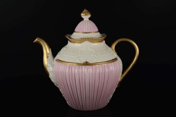 CATTIN Чайник заварочный розовый фарфоровый Италия russki dom