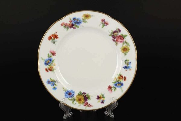 Болеро Весенний букет Набор тарелок Royal Czech Porcelain 19 см russki dom