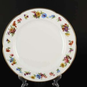 Болеро Весенний букет Набор тарелок Royal Czech Porcelain 25 см russki dom